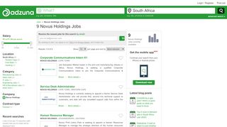 
                            6. 5 Novus Holdings Jobs in South Africa | Adzuna