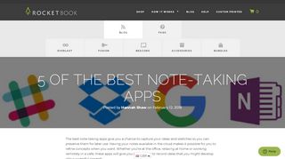 
                            9. 5 of The Best Note-Taking Apps– Rocketbook