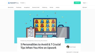 
                            9. 5 Personalities to Avoid When You Hire on Upwork (formerly oDesk)