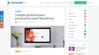
                            5. 5 plugins gratuitos para personalizar painel WordPress
