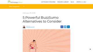 
                            5. 5 Powerful BuzzSumo Alternatives to Consider | TechnologyAdvice