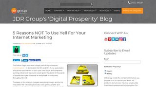 
                            5. 5 Reasons NOT To Use Yell For Your Internet Marketing