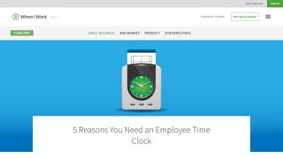 
                            11. 5 Reasons You Need an Employee Time Clock - When I Work