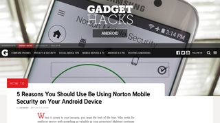 
                            11. 5 Reasons You Should Use Be Using Norton Mobile Security on Your ...