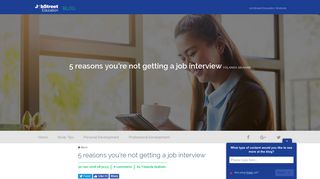 
                            10. 5 reasons you're not getting a job interview - JobStreet Education