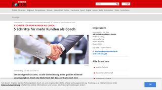 
                            10. 5 Schritte für mehr Kunden als Coach | Kunden auf Knopfdruck ...