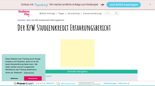 
                            12. 5 Schritte zum KfW Studienkredit: Ein Erfahrungsbericht - Studierenplus