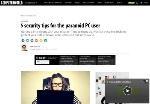 
                            9. 5 security tips for the paranoid PC user | Computerworld