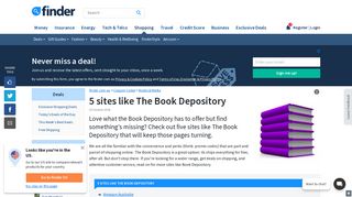 
                            10. 5 Sites Like The Book Depository To Check Out | finder.com.au