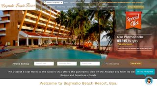 
                            12. 5 Star Resort in Goa | Bogmallo | Airport Beach Resort