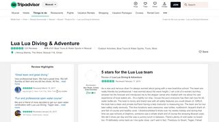 
                            4. 5 stars for the Lua Lua team - Review of Lua Lua Diving & Adventure ...