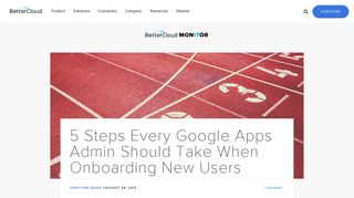 
                            7. 5 Steps Every Google Apps Admin Should Take When Onboarding ...