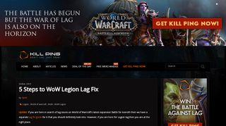
                            8. 5 Steps to WoW Legion Lag Fix - Kill Ping