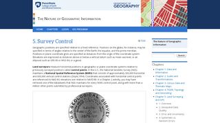 
                            12. 5. Survey Control | The Nature of Geographic Information