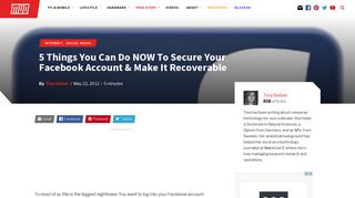 
                            11. 5 Things You Can Do NOW To Secure Your Facebook Account ...