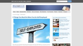 
                            10. 5 Things You Must Do When You Go Self Employed – Bytestart