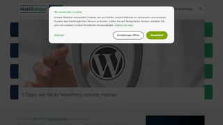 
                            12. 5 Tipps, wie Sie Ihr Wordpress sicherer machen können - Host Europe