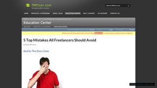 
                            10. 5 Top Mistakes All Freelancers Should Avoid - DWUser ...
