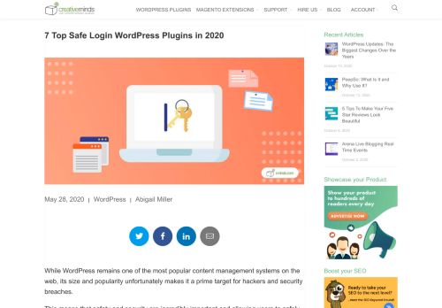 
                            13. 5 Top Safe Login WordPress Plugins - A CreativeMinds Blog