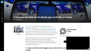 
                            7. 5 truques secretos do Facebook que você não conhecia - Redes sociais
