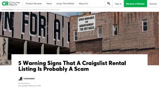 
                            4. 5 Warning Signs That A Craigslist Rental Listing Is Probably A Scam