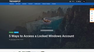 
                            7. 5 Ways to Access a Locked Windows Account - TechSpot