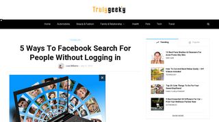 
                            7. 5 Ways To Facebook Search For People Without Logging in