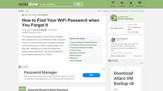 
                            6. 5 Ways to Find Your WiFi Password when You Forgot It - wikiHow