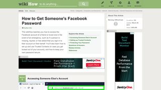 
                            9. 5 Ways to Get Someone's Facebook Password - wikiHow