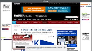 
                            8. 5 Ways To Lock Down Your Login - Dark Reading