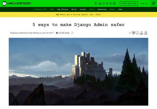 
                            9. 5 ways to make Django Admin safer – Hacker Noon