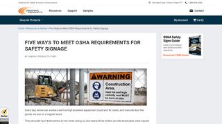 
                            7. 5 Ways to Meet OSHA Requirements for Safety Signage