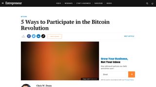 
                            12. 5 Ways to Participate in the Bitcoin Revolution - Entrepreneur