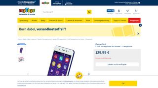 
                            5. 5 Zoll Smartphone für Kinder - Clemphone, Clementoni | myToys