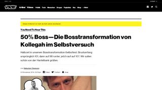 
                            6. 50% Boss—Die Bosstransformation von Kollegah im Selbstversuch ...