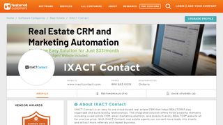
                            12. 50 Customer Reviews & Customer References of IXACT Contact ...