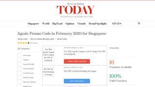 
                            5. $50 Discount Agoda Promo Code – February 2019 | Today Online