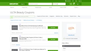 
                            9. 50% Off Ulta Beauty Coupons, Promo Codes & Deals for 2019 ...