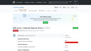 
                            6. 500 error ( Internal Server Eror) · Issue #10819 · nextcloud/server ...