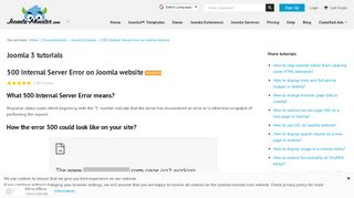 
                            11. 500 Internal Server Error on Joomla Website - Joomla-Monster