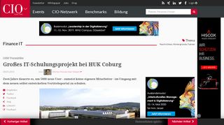 
                            12. 5000 Vermittler: Großes IT-Schulungsprojekt bei HUK Coburg - cio.de