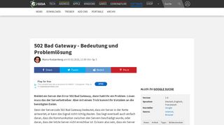 
                            2. 502 Bad Gateway – Bedeutung und Problemlösung – GIGA