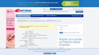 
                            7. 508995000 contribuinte de GESFROTA, SA - eInforma
