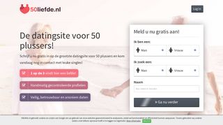 
                            5. 50liefde.nl - De grootste datingsite voor 50 plussers