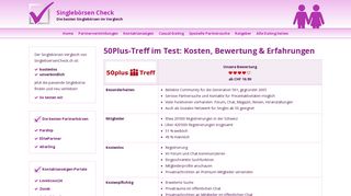 
                            7. 50Plus-Treff im Test 2019: Kosten, Bewertung & Erfahrungen