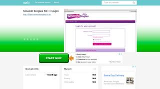 
                            4. 50plus.smoothsingles.co.uk - Smooth Singles 50+ :: Login - 50 Plus ...