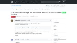 
                            6. [5.3] How can I change the redirection if I'm not authenticated ...