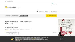
                            13. 54 Jobs Apotheke & Pharmazie in Hamburg - meinestadt.de