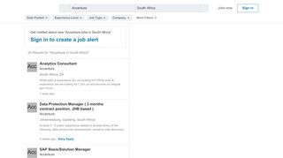 
                            8. 55 Accenture jobs in South Africa - LinkedIn