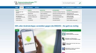 
                            1. 55% aller Android-Apps verstoßen gegen die DSGVO - So geht es ...